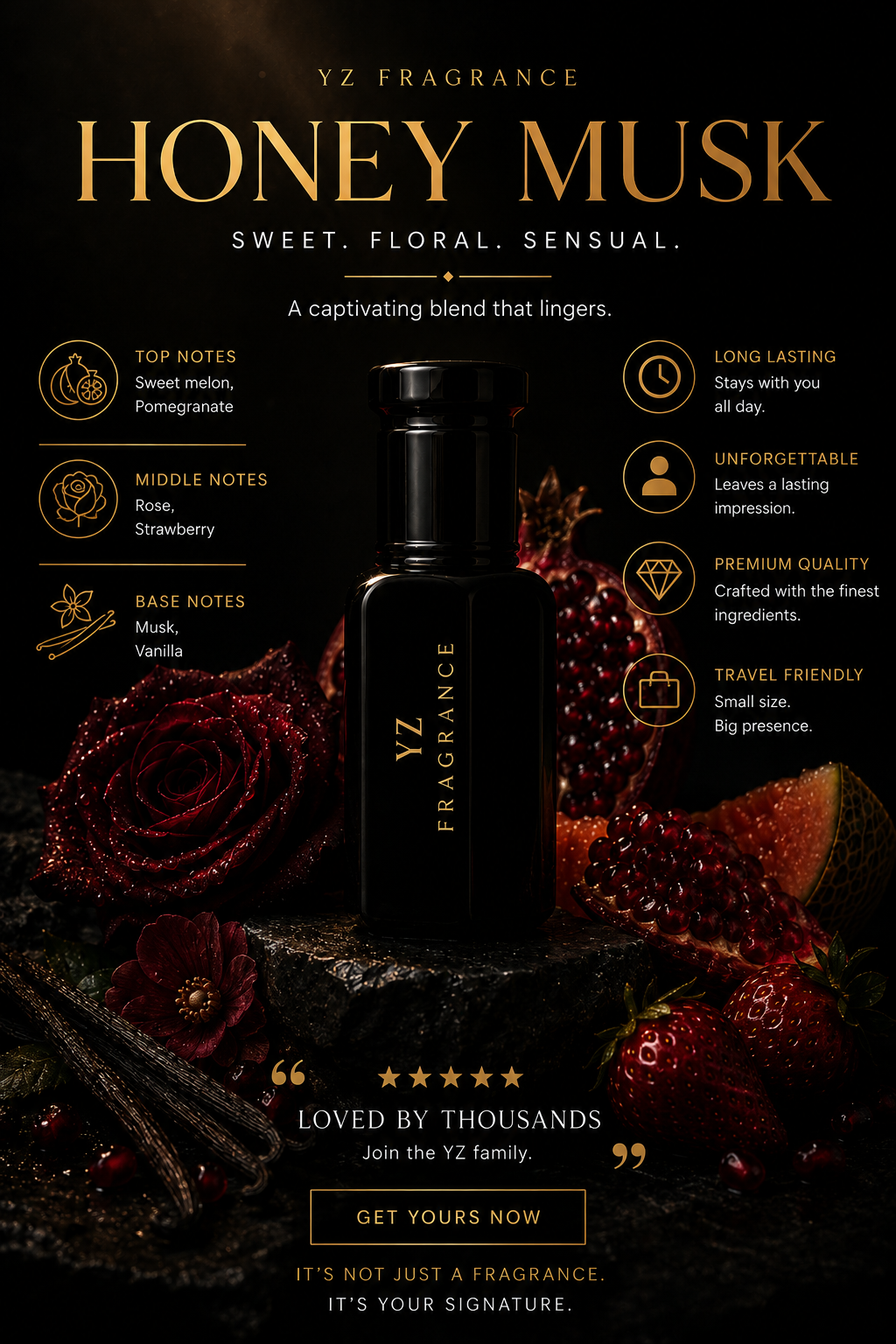 YZ Fragrance - Honey Musk 6ML